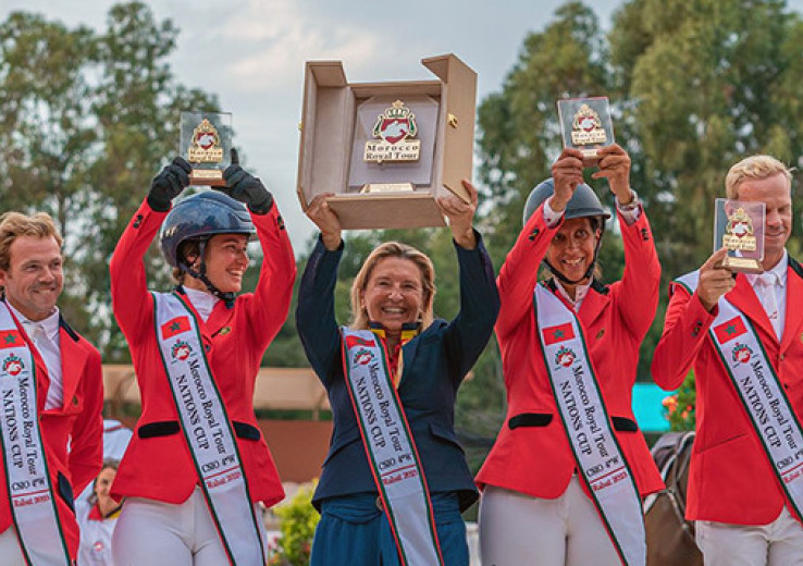 Morocco Royal Tour de saut d’obstacles: la sélection belge remporte la Coupe des Nations 2023