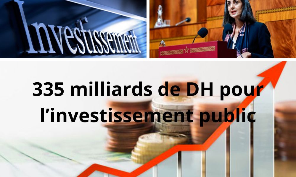 PLF 2024 : 335 milliards de DH pour l’investissement public