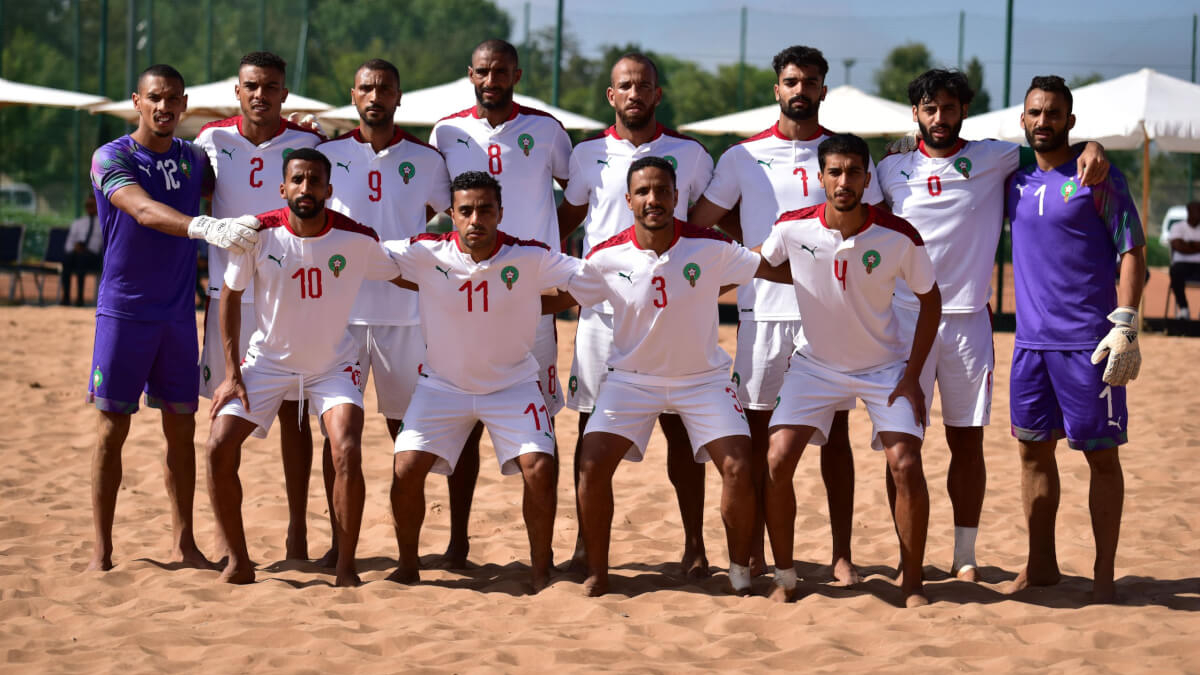 Beach-soccer : les Lions de l’Atlas face au Japon et aux Emirats