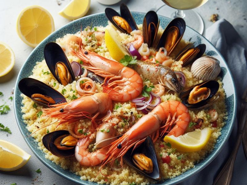 Pour changer, que diriez-vous d’un couscous aux produits de la mer ?