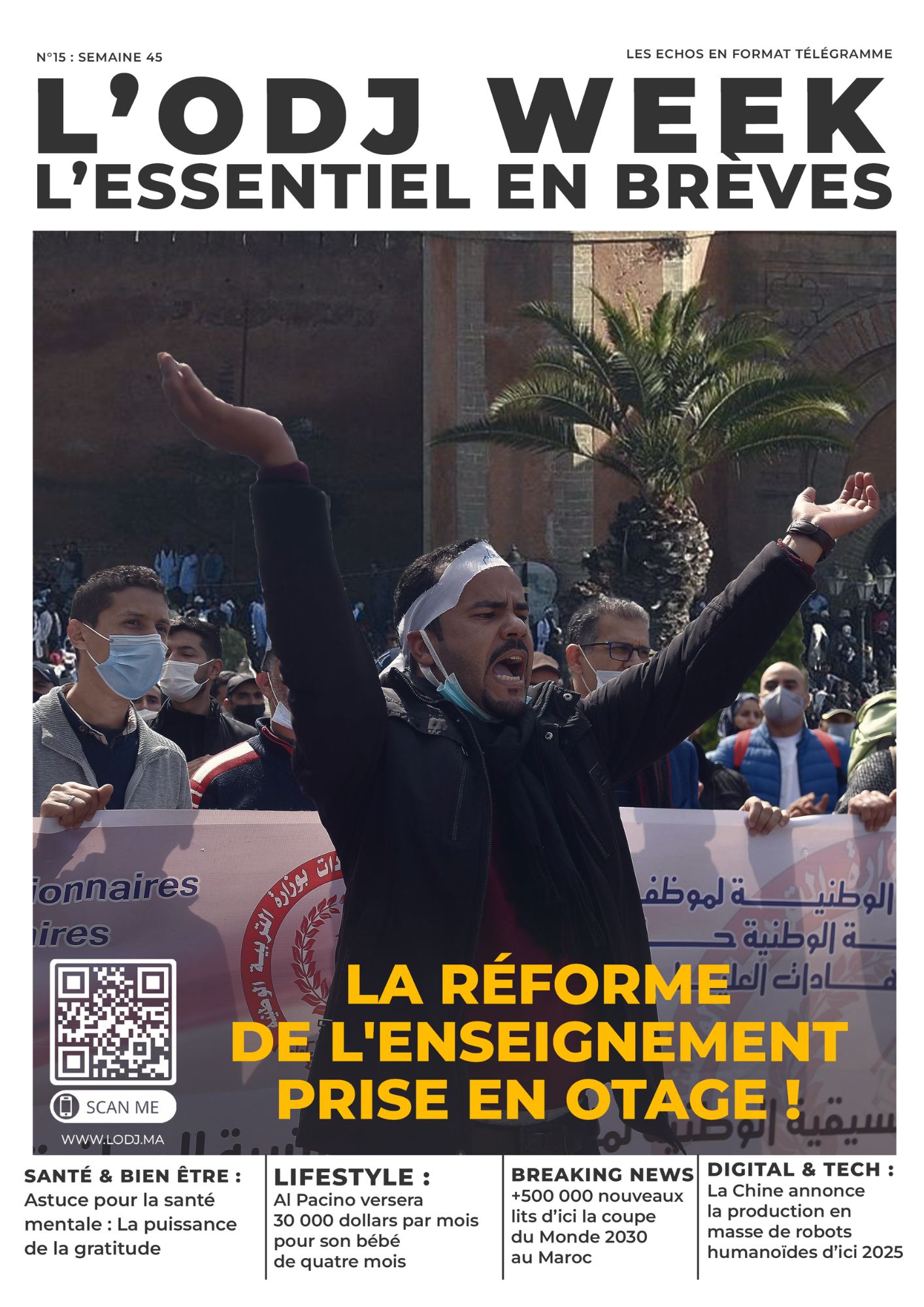 Parution de l'Hebdo Week N°15 de L'ODJ Média