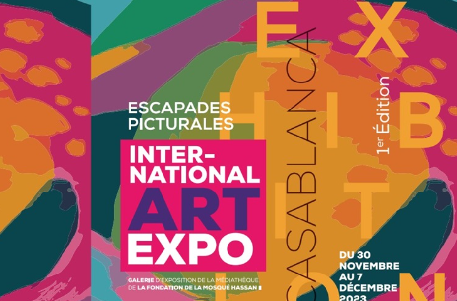 L'exposition «Escapades Picturales» à la Médiathèque de la Fondation de la Mosquée Hassan II