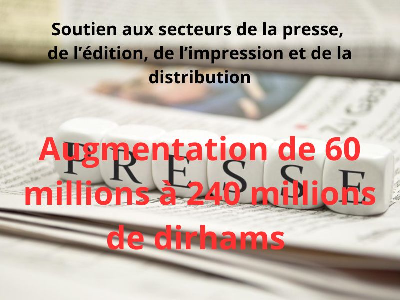 Soutien aux secteurs de la presse, de l’édition, de l’impression et de la distribution