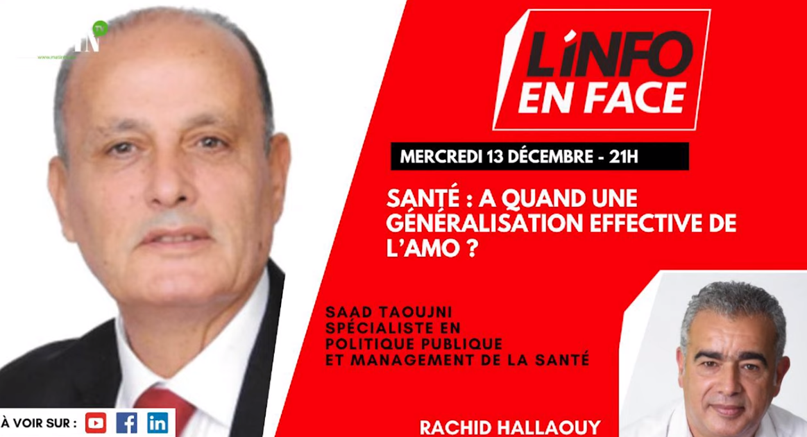 L'Info en Face avec Saad Taoujni