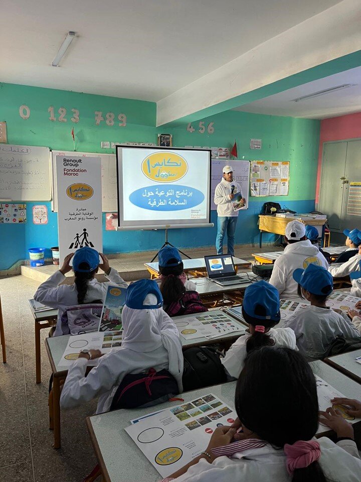 Campagne de sensibilisation de ​Renault Maroc : la sécurité routière, 10 ans d'impact sur les jeunes esprits !
