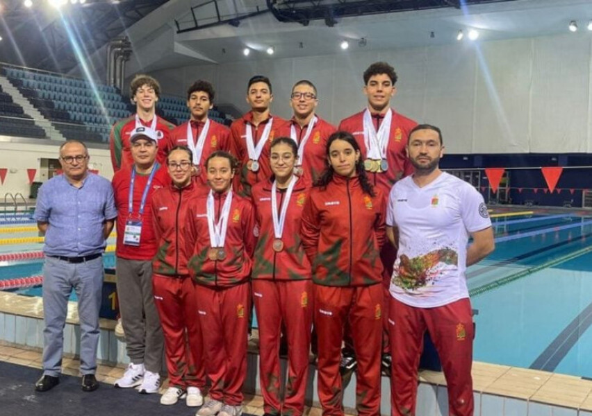 Championnat arabe juniors de natation : une belle moisson de 20 médailles pour le Maroc