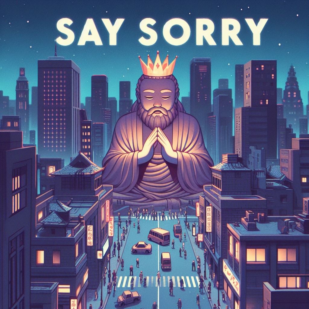 Merci à mon père de m’avoir appris à dire pardon, je me suis trompé