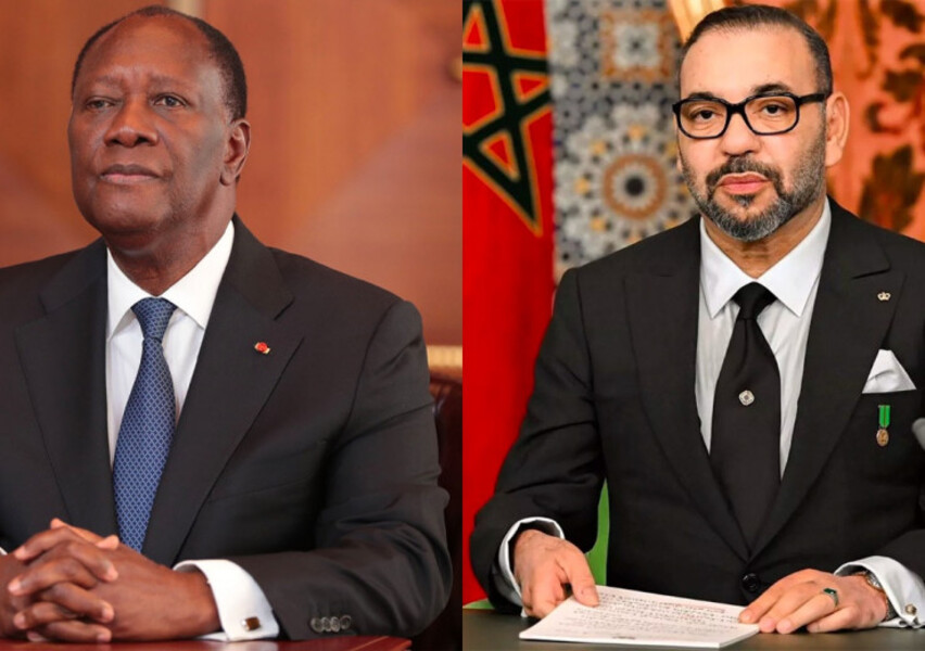 CAN 2023 : message de félicitations du roi Mohammed VI au président ivoirien Alassane Ouattara