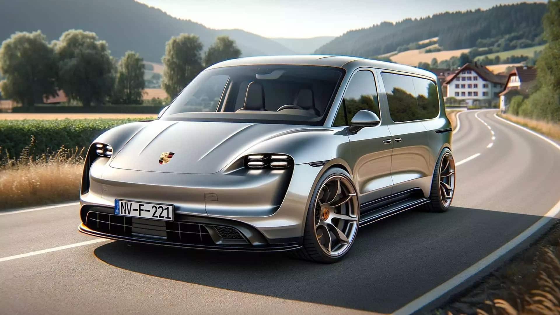 Porsche Secrètement en Train de Concevoir un Monospace Électrique de Luxe ?