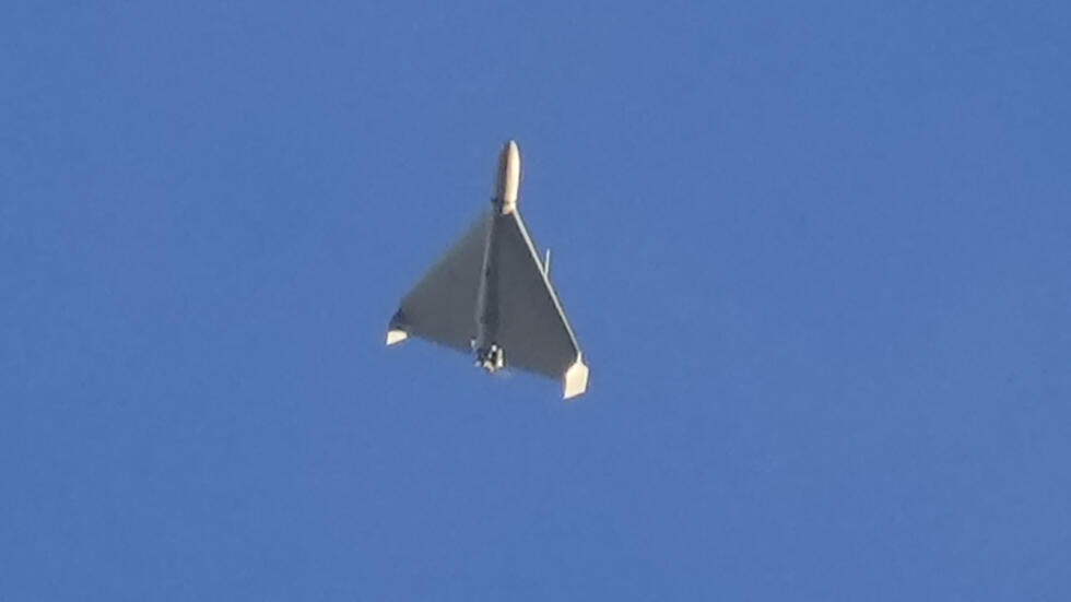 Un drone kamikaze iranien Shahed. © Efrem Lukatsky / AP