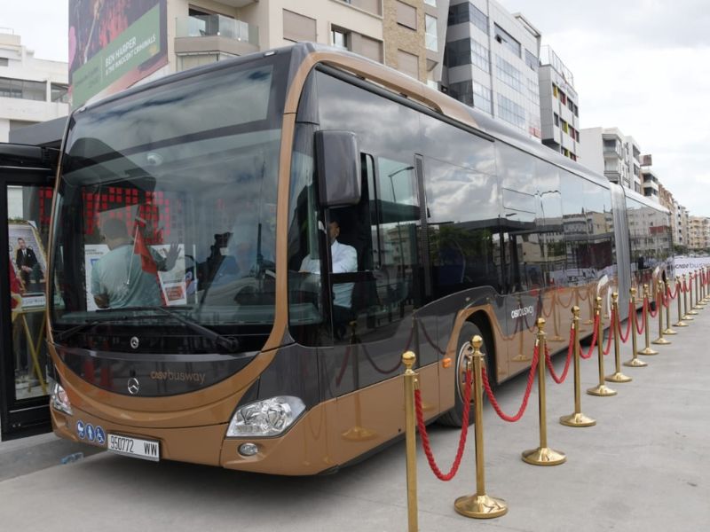 Les bus BHNS de casablanca opérationnels dès 1er mars prochain