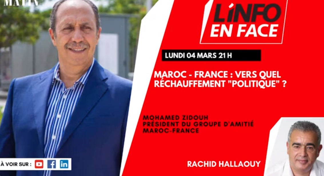 L'Info en Face avec Mohamed Zidouh