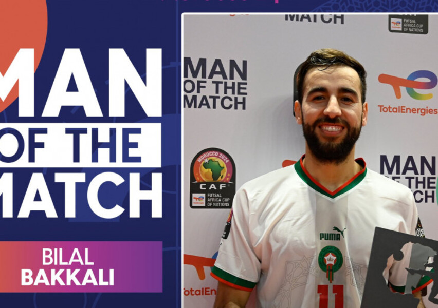 CAN de Futsal 2024 : Bilal Bakkali élu homme du match Maroc-Zambie