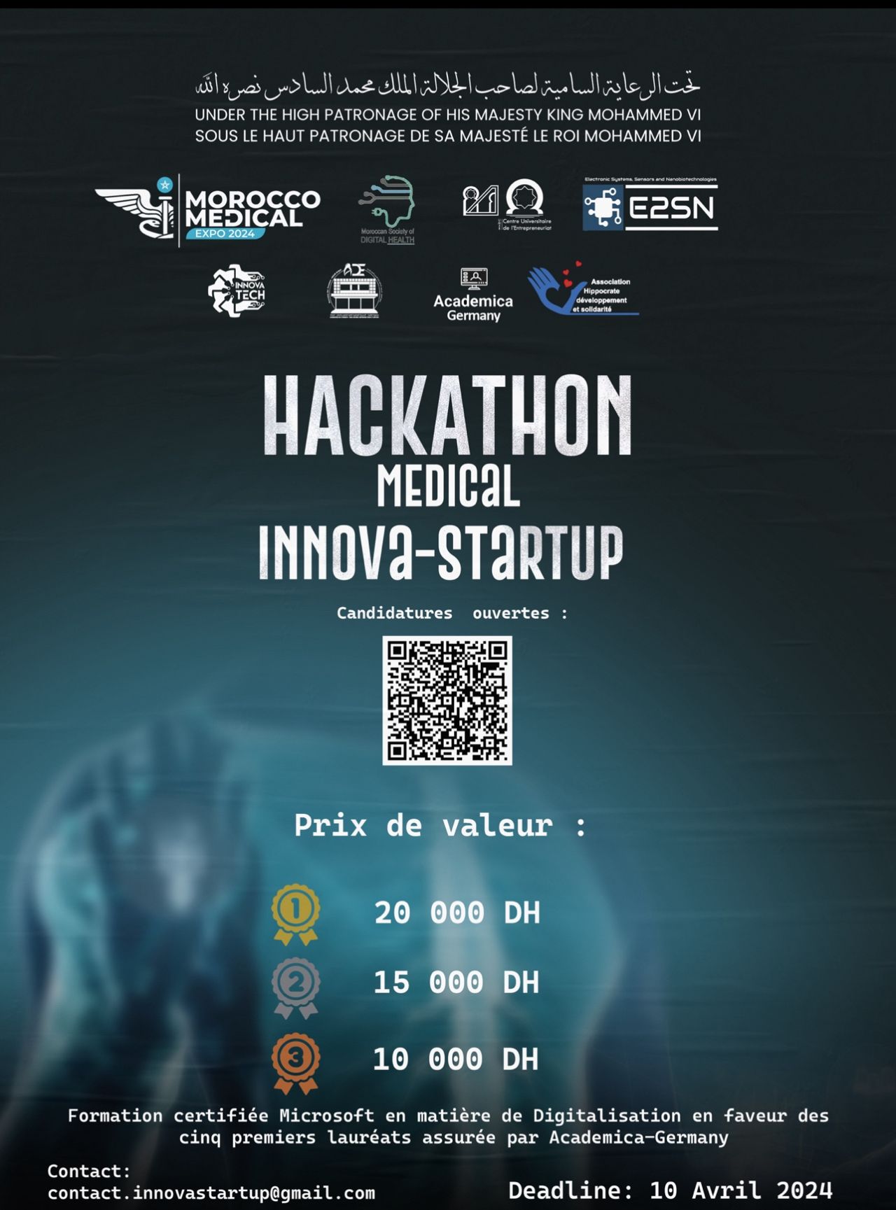 Deuxième édition du Hackathon "Medical INNOVA StartUp"