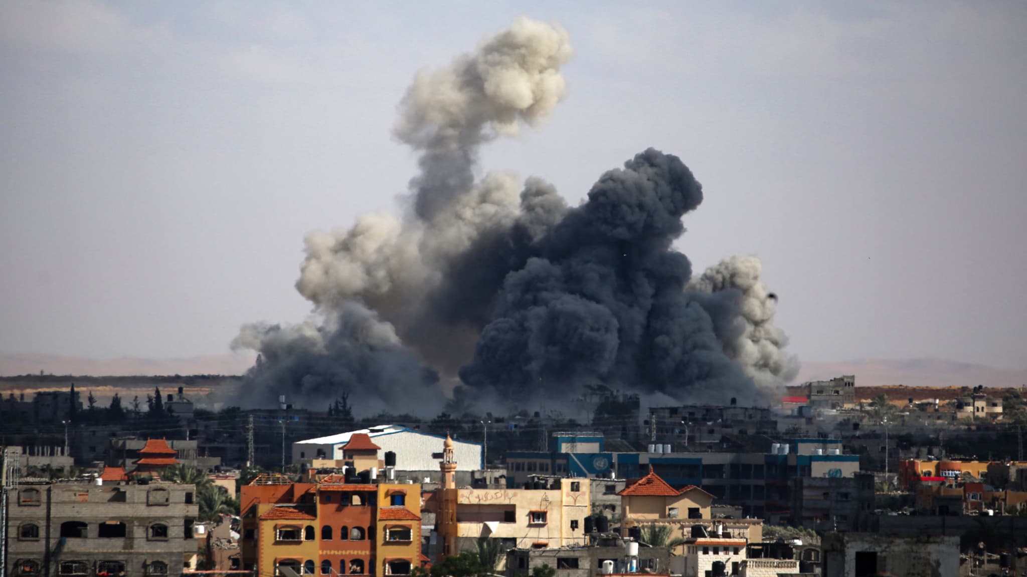 Rafah sous les bombardements israéliens