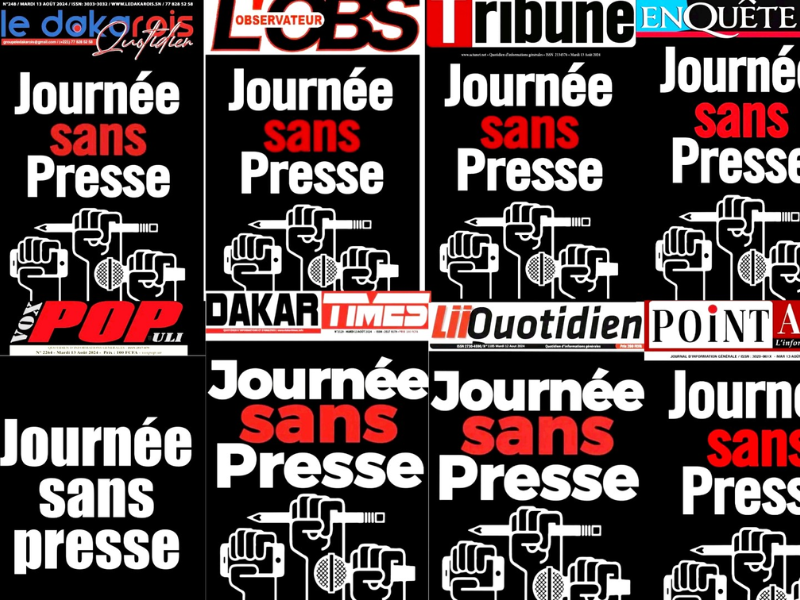 Sénégal : Le 13 août, une Journée « sans presse » pour les médias privés