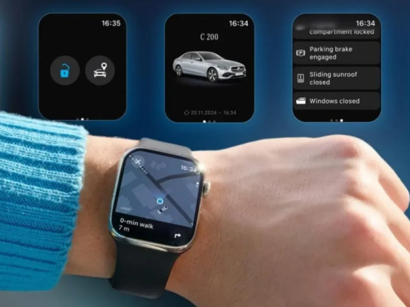 Mercedes-Benz à votre poignet : l'Apple Watch devient le nouveau clé de votre voiture !