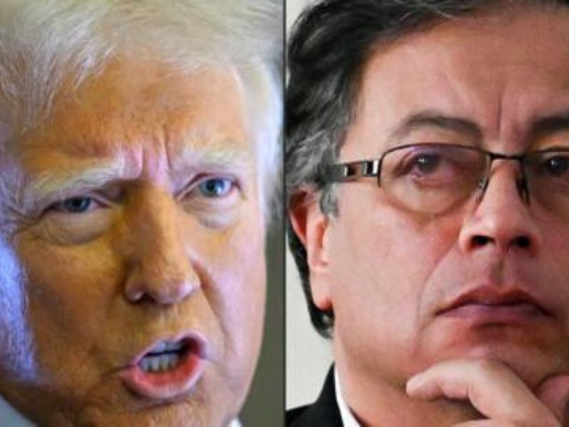 Premier crash test politique entre Trump face à la Colombie