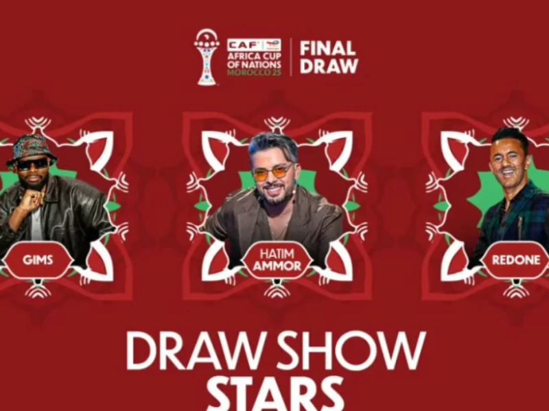 Gims, RedOne et Hatim Ammor : Les stars du tirage au sort de la CAN 2025