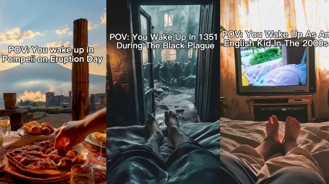 "Tu te réveilles pendant la peste noire" : faut-il croire ces vidéos d’IA ?