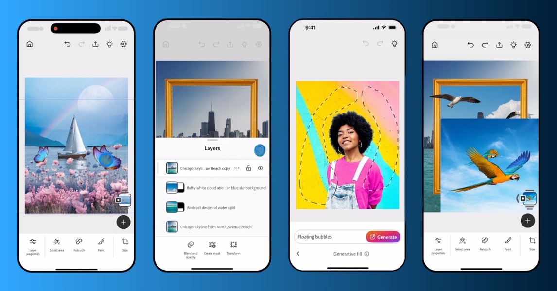 Photoshop sur smartphone : Adobe mise sur la mobilité