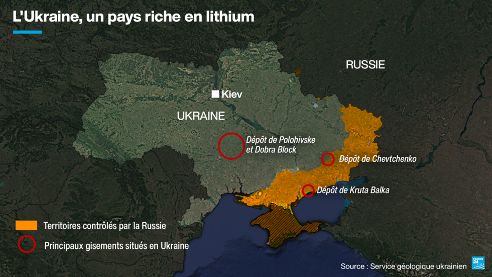 Les matières premières présentes dans le sol ukrainien sont de plus en plus convoitées par les États-Unis mais aussi par les Européens et les Russes , bien avant la guerre en Ukraine