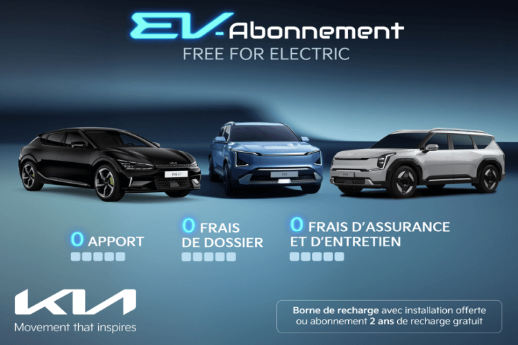 Kia Maroc annonce son offre EV-Abonnement
