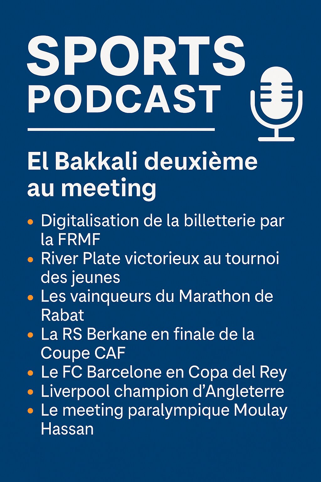 Podcast : L'essentiel de l'actualité "7 Days Sport du 28-04-2025” de la semaine