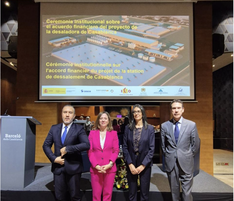 L’Espagne met les vagues à l’œuvre pour l’eau de Casablanca