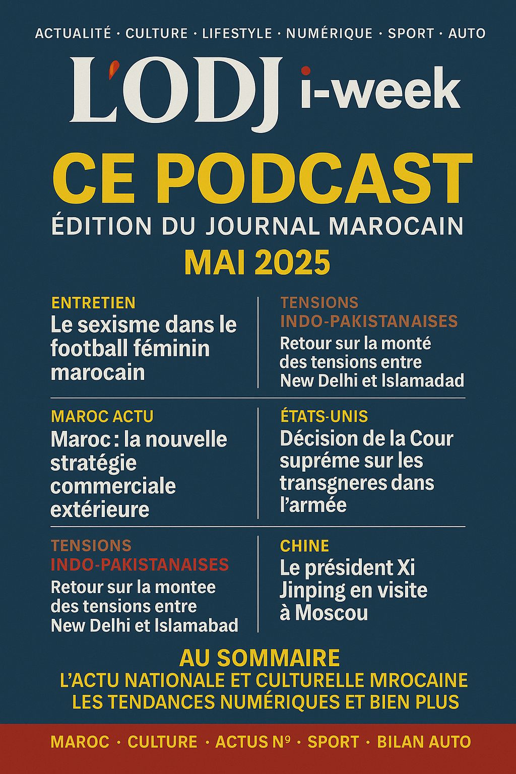 Podcast: l'essentiel de l' actualité "I-Week N° 84" de la semaine