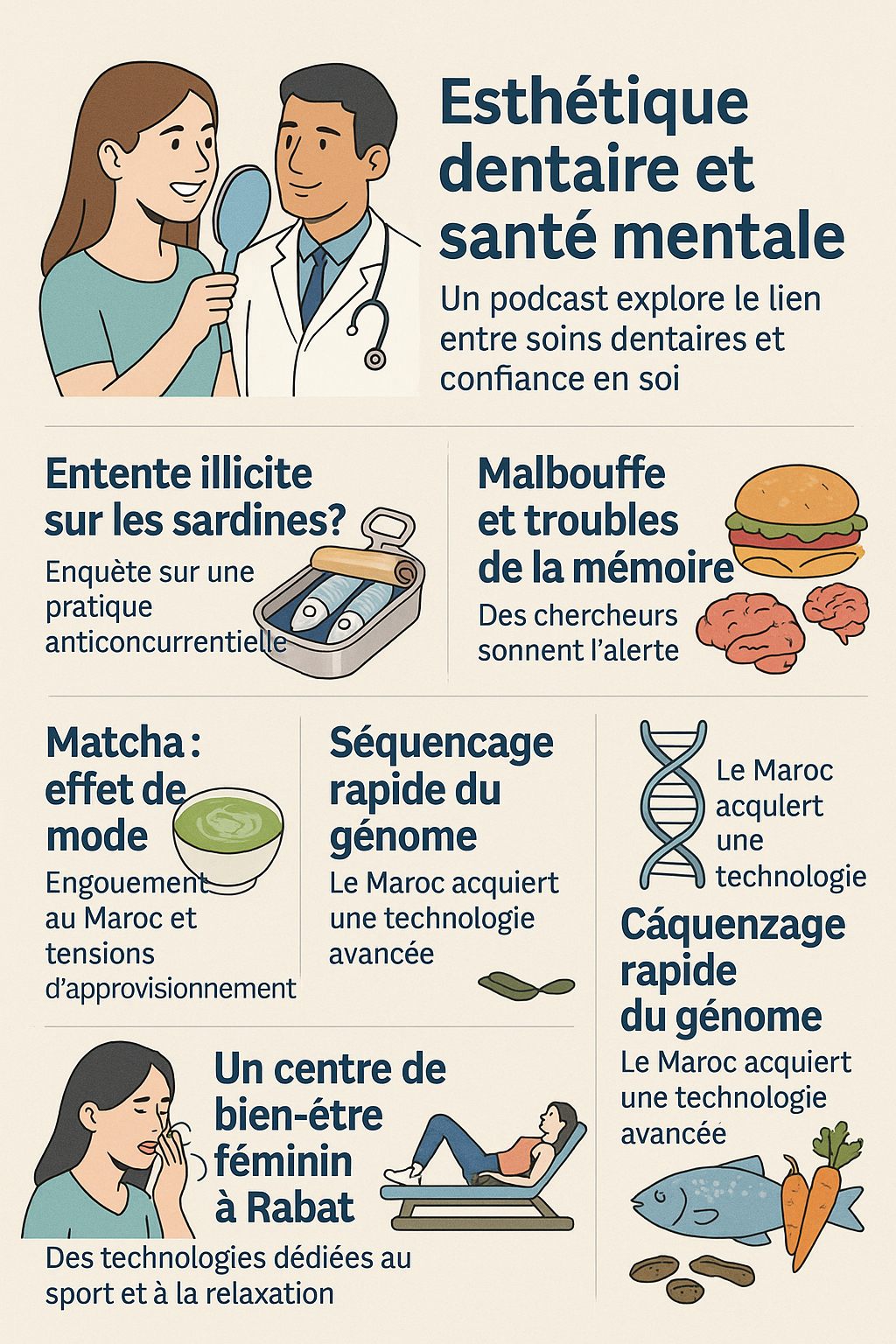 Podcast: l'essentiel de l' actualité "7 Days Santé & Conso du 09-05-2025" de la semaine