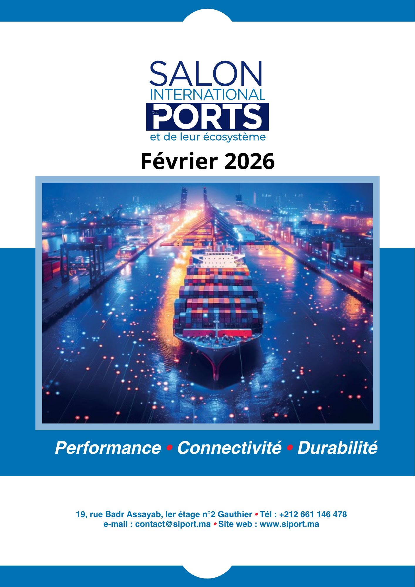 Le Maroc trace sa voie bleue : cap sur SIPORTS 2026 à El Jadida