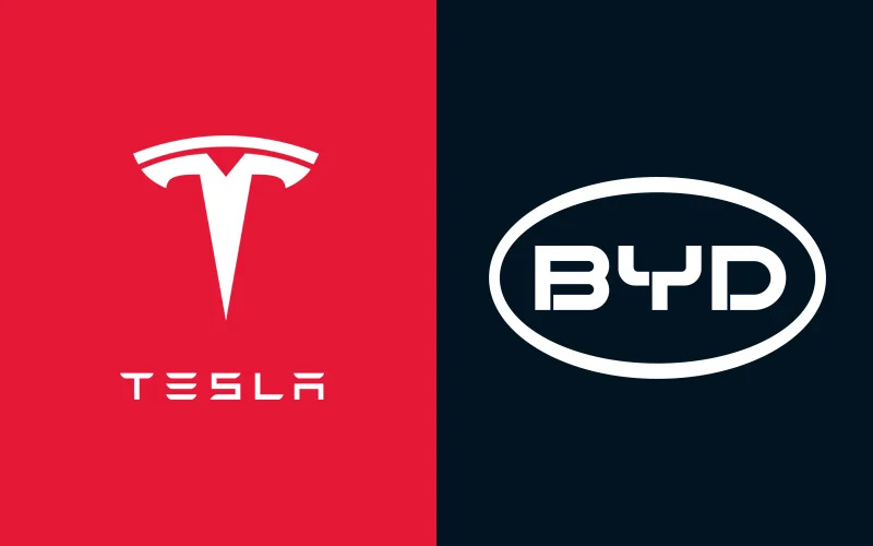 ​BYD devance Tesla sur le marché européen pour la première fois