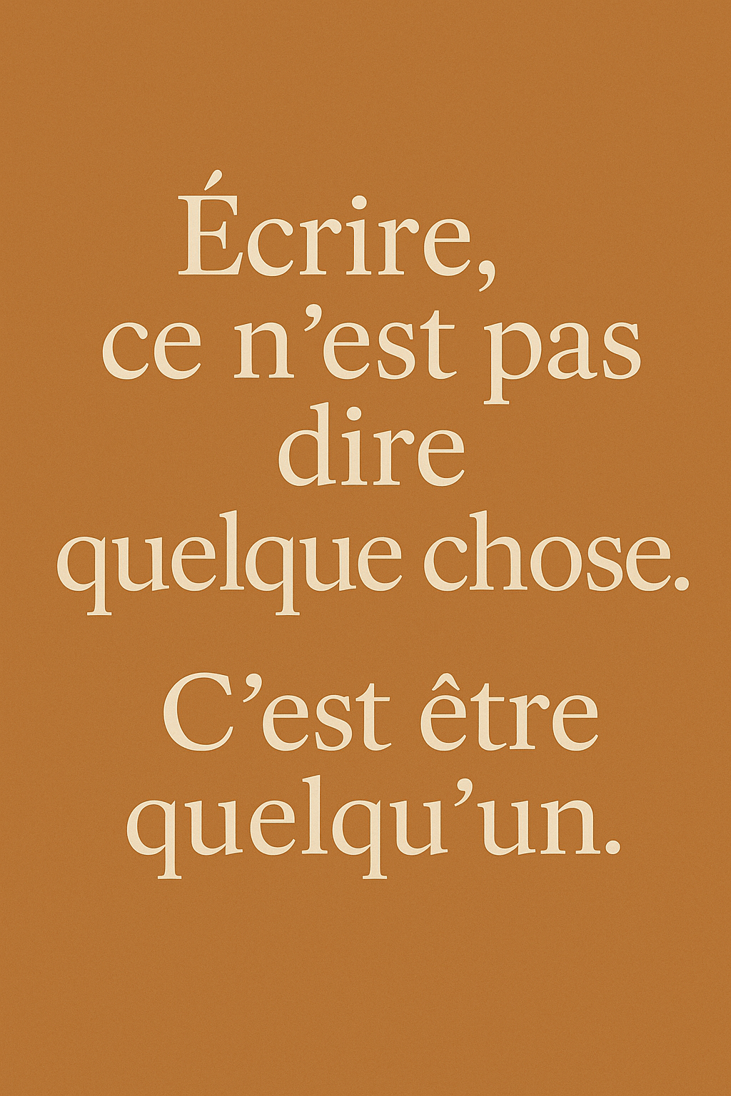 Chronique philosophique : Quand les mots ne vibrent plus avec l’âme