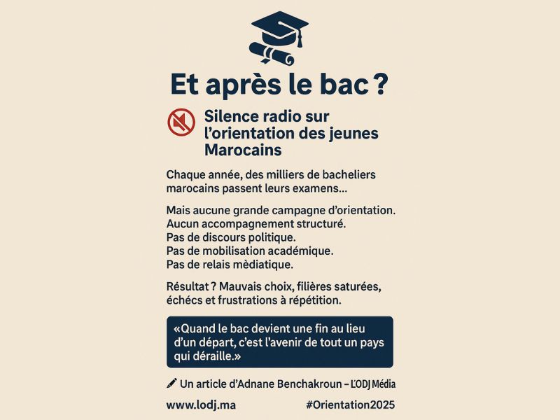 Silence radio sur l’orientation des bacheliers : le Maroc joue-t-il à la roulette russe éducative ?