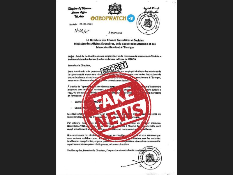 Une intox lamentable : quand Alger se ridiculise à force de vouloir nuire au Maroc