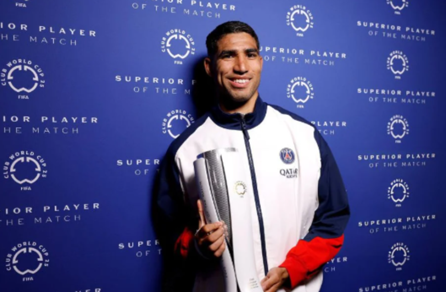 Achraf Hakimi brille une fois de plus avec le PSG lors de la Coupe du monde des clubs
