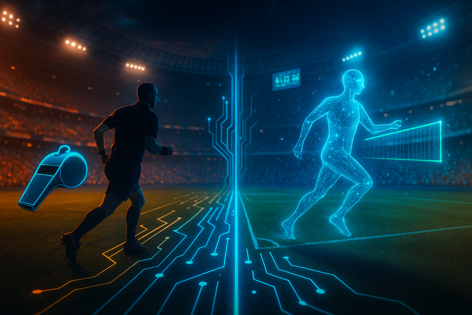 L'intelligence artificielle dans l'arbitrage sportif : entre précision et défis