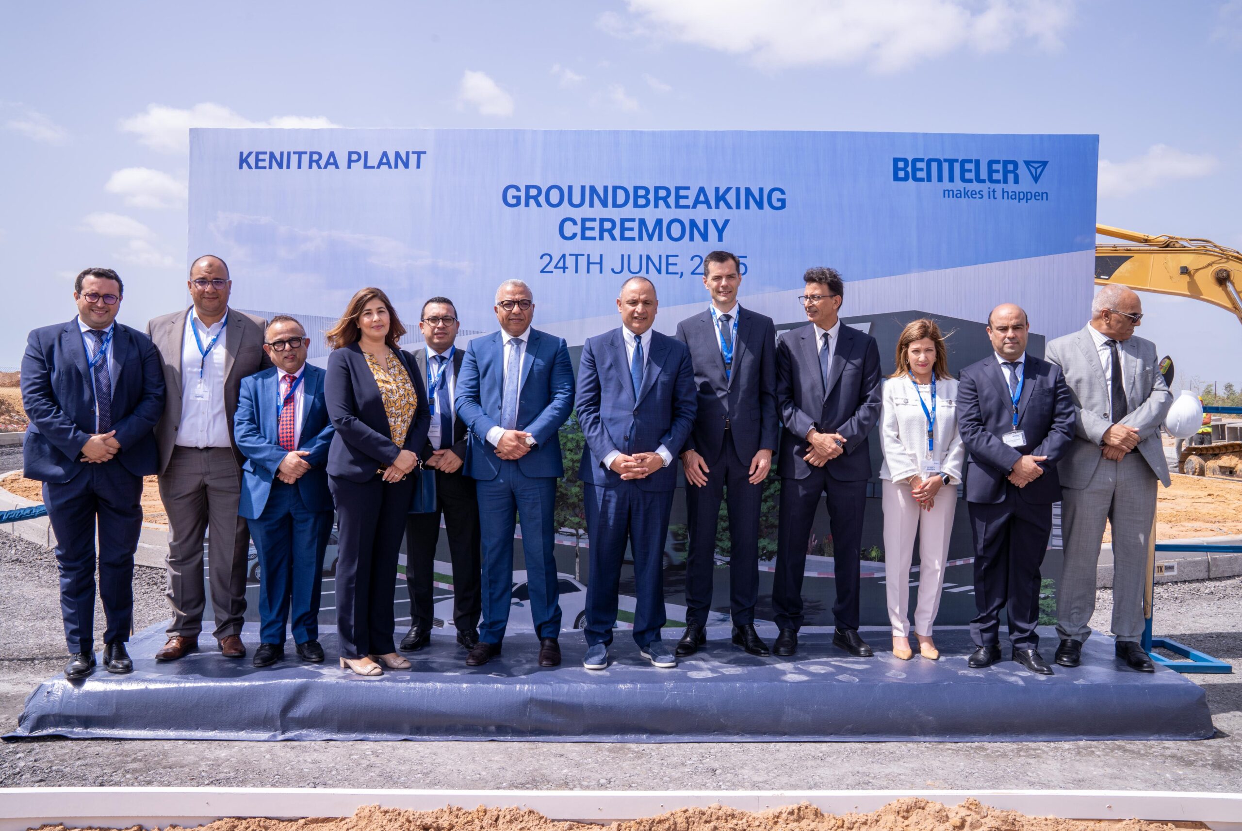Automobile : L’Allemand Benteler lance la construction de son usine à Kénitra