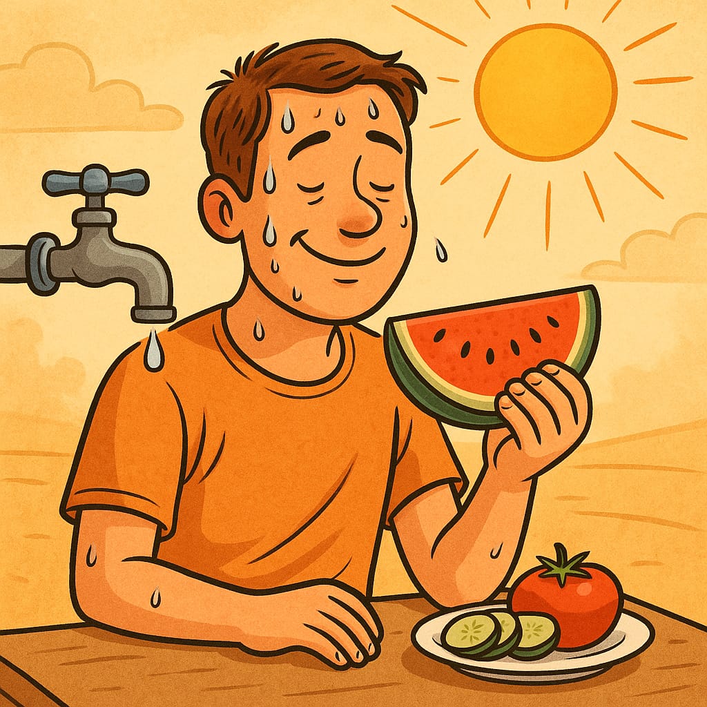 S'hydrater sans verre d'eau : les aliments qui sauvent en temps de sécheresse