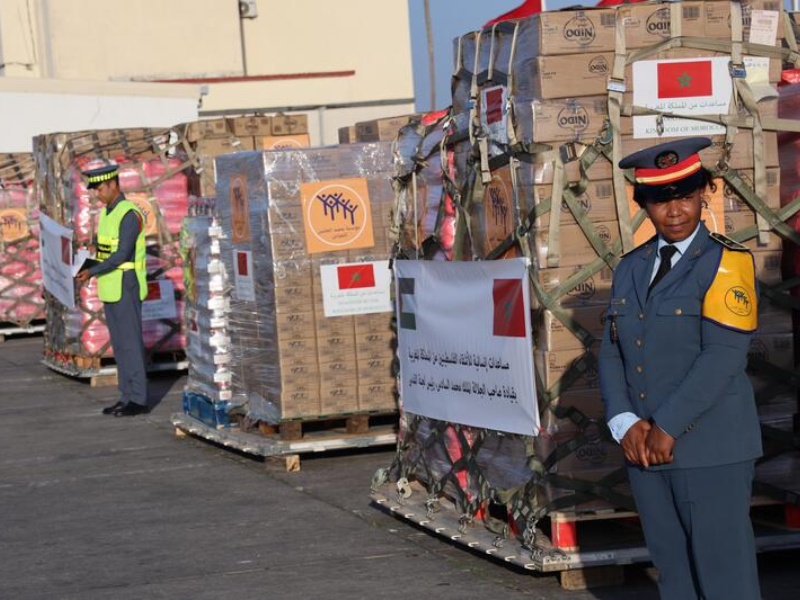La Palestine remercie SM le Roi pour l'aide humanitaire envoyée à Gaza