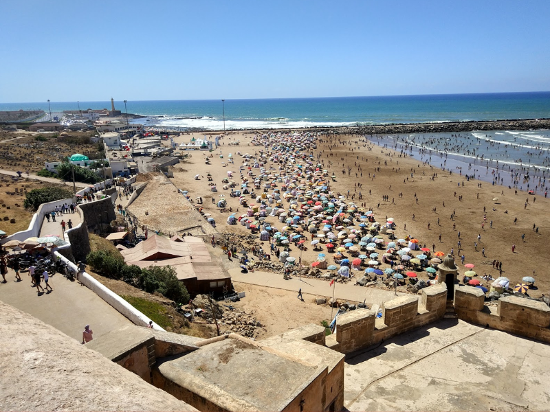 Une plage, deux parkings et beaucoup de voyous