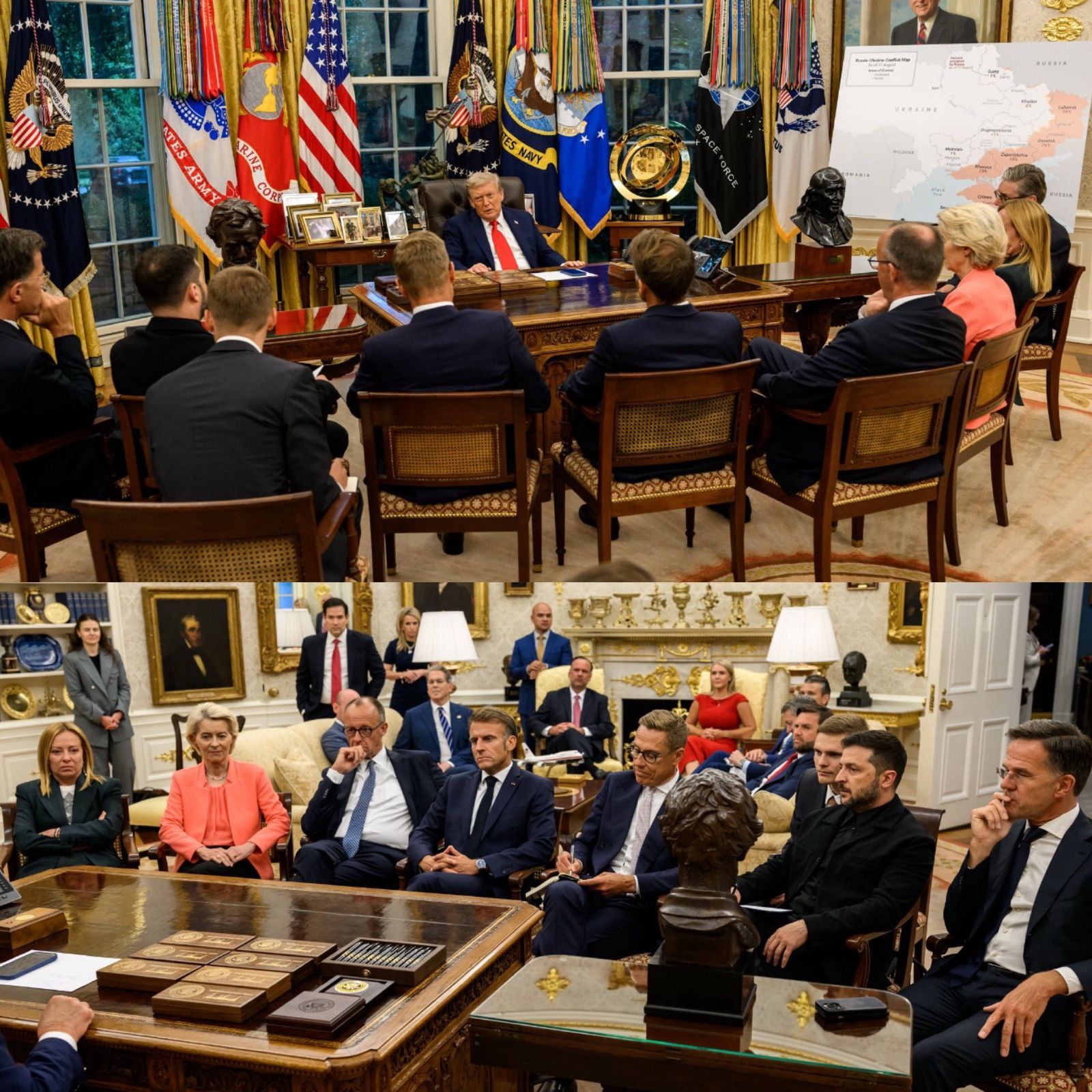 Une photo pour l'histoire, pleine de sens et de consistance