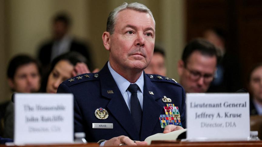 Le lieutenant général de l’US Air Force et directeur de la Defense Intelligence Agency (DIA) Jeffrey Kruse, le 26 mars 2025. - REUTERS