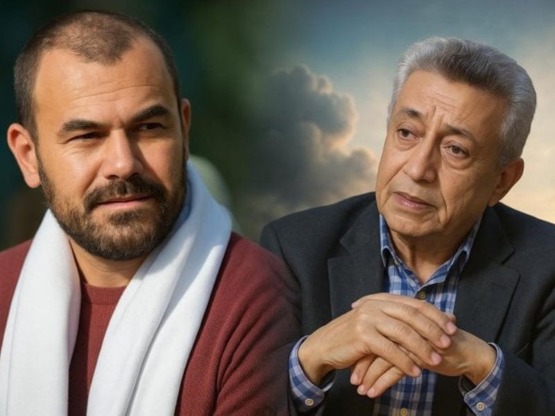 De G à D de ce montage photo : Nasser Zefzafi et Salah El Ouadie
