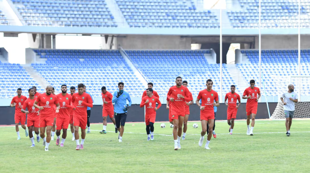 Dernière séance d’entraînement des Lions de l’Atlas avant le match contre la Zambie : objectif victoire pour confirmer la dynamique
