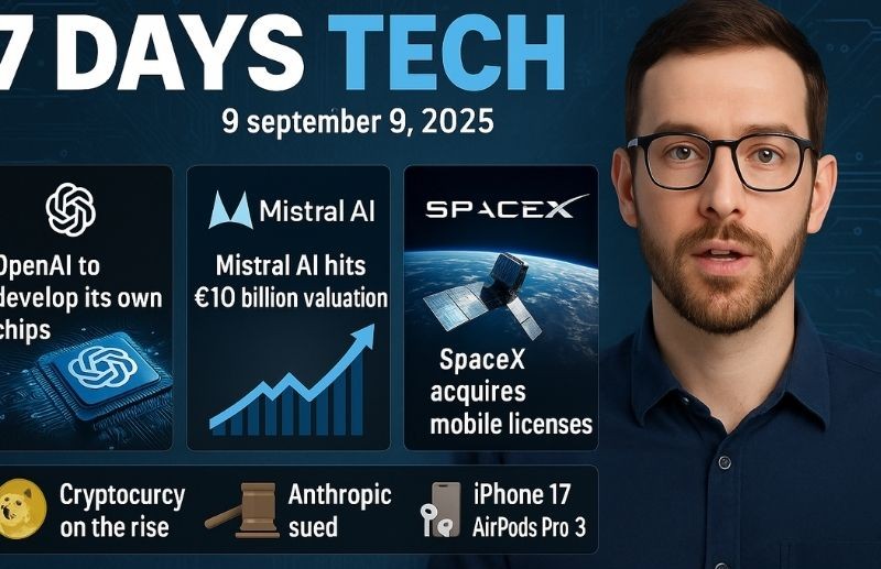 Podcast : l'essentiel de l' actualité TECH de la semaine du 09-09-2025"