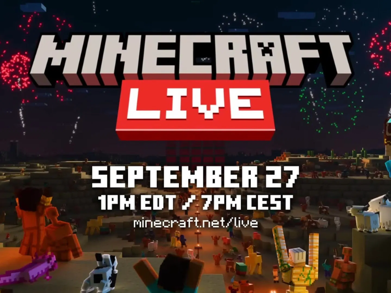 Leaked date debunked: Minecraft live set for September 27
