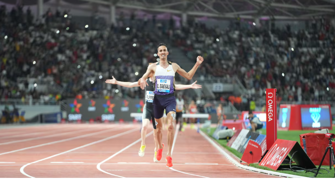 Soufiane El Bakkali et Salaheddine Ben Yazide en finale du 3000 m steeple aux Mondiaux de Tokyo