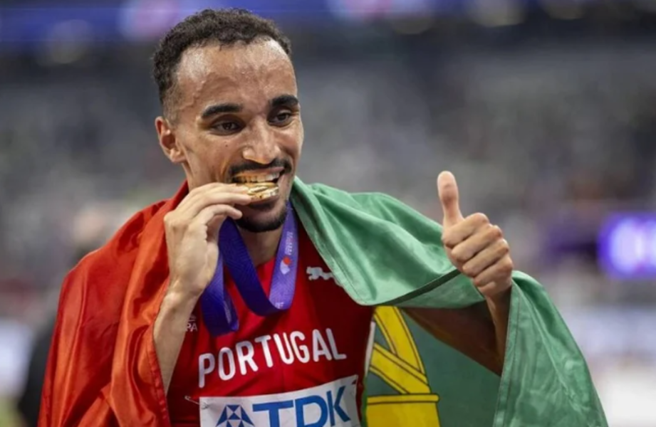 Issac Nader, le coureur d’origine marocaine, offre au Portugal l’or mondial sur 1500 m